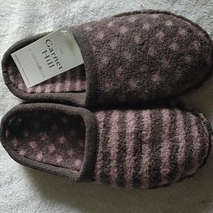 Garnet Hill wool "Shirley" slippers size 10